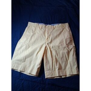 Polo Ralph Lauren Men's Yellow Stretch Classic Fit Chino Shorts Sz 34 Pony